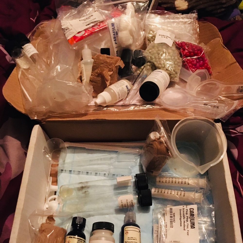 Huge biology/chem set